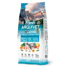 2x10kg peixe do mar Fresh Arquivet ração para cães
