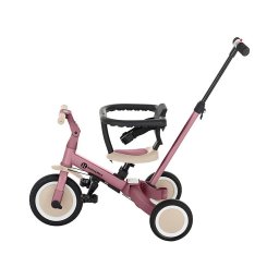 PETITE&MARS - Triciclo de criança 5em1 TURBO Dusty Rosa