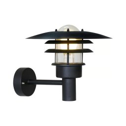 Nordlux - Iluminação de parede exterior LONSTRUP 1xE27/60W/230V IP44 preto