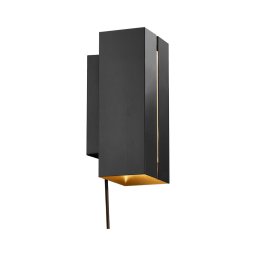 Nordlux - Candeeiro de parede LED dimmável CURTIZ 2xLED/4,5W/230V preto