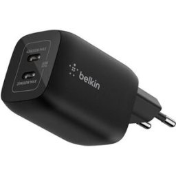 Belkin Carregador GaN 2 x USB-C para Nintendo Switch 2 - Preto