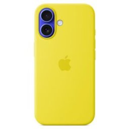 Apple Capa em Silicone com MagSafe para iPhone 16 - Carambola