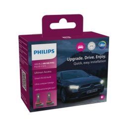 CONJUNTO 2x Lâmpadas LED para carro 11366 U2500 CX H8/H9/H16 PGJ19-1/3/5/20W/12V 6000K