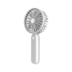 Ventilador de bolso USB 1200 mA/3,7V cinzento/branco