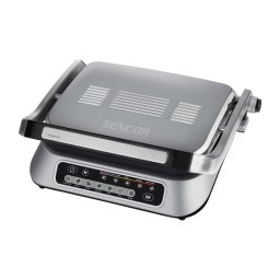 Sencor grelha elétrica 2100W/230V acabamento cromado fosco