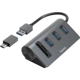 Hama 200140 USB HUB/CARD READER 5 P