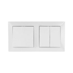 Aigostar - CONJUNTO 2x Interruptor doméstico com armação
