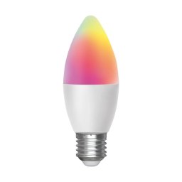 Lâmpada LED RGBW C37 E27/4,9W/230V 2700-6500K - Aigostar