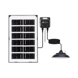 Aigostar - Candeeiro solar LED 35W/12V, 3000 mAh, 6500K, diâmetro 15 cm