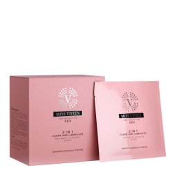 Miss Vivien Bem-estar íntimo Toallitas íntimas 2 en 1 (Limpia y Lubrica)