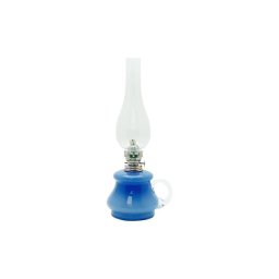 Candeeiro a óleo TEREZA 34 cm azul escuro