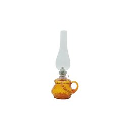 Candeeiro a óleo TEREZA 34 cm âmbar controlos