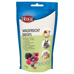 75g rebuçados de frutos silvestres Trixie snacks para animais pequenos