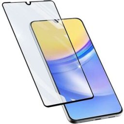 Película de Vidro Temperado Cellular Line Impact Glass Capsule para Samsung Galaxy A16 - Moldura Preta