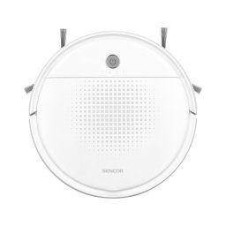 Sencor - Aspirador robô 2 em 1 18W/1500 mAh branco com controlo remoto