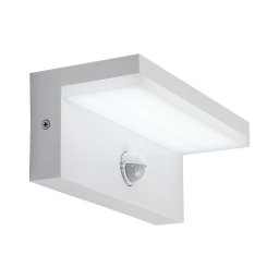 Rabalux 77116-Iluminação de parede exterior LED com sensor ZARAGOZA LED/9W/230V IP54 branco