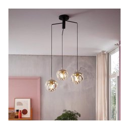 Eglo 99073 - Candelabro num fio MIRTAZZA 3xE27/60W/230V