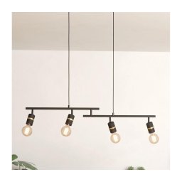 Eglo 900177 - Candelabro suspenso LURONE 4xE27/10W/230V