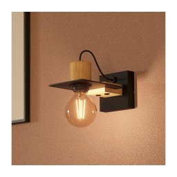 Eglo 43753 - Iluminação de parede BRAMERTON 1xE27/40W/230V