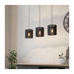 Eglo 43796 - Candeeiro suspenso MANBY 3xE27/40W/230V