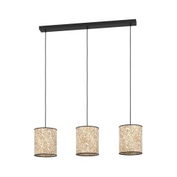 Eglo 43937 - Candeeiro suspenso BUTTERBURN 3xE27/25W/230V