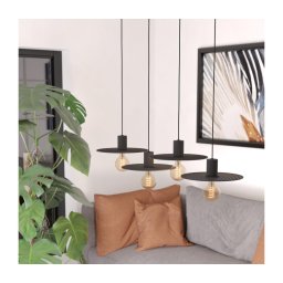 Eglo 43732 - Candeeiro suspenso IKESTON 4xE27/40W/230V