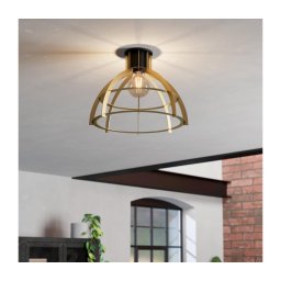 Eglo 43766 - Iluminação de teto STILLINGTON 1xE27/40W/230V dourado