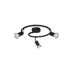 Philips - Foco LIMBALI 3xGU10/50W/230V preto