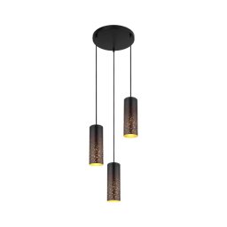 Globo 21005-3H - Candelabro suspenso CROCKY 3xE27/40W/230V