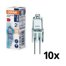 Pack de 10 lâmpadas para forno HALOSTAR G4/20W/12V 2700K - Osram