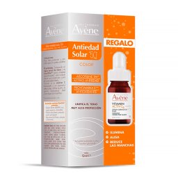 Avene Protetor solar facial SOLAR ANTI-ENVELHECIMENTO COM COR SPF50+ LOTE