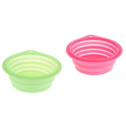 500ml Comedouro em silicone para água e comida cães