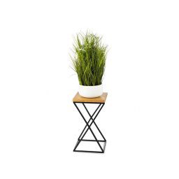 Suporte para plantas LOFT 40x24 cm preto/marrom