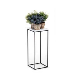 Suporte para plantas BASICLOFT 60x24 cm preto/branco