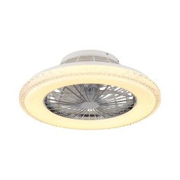 Globo 03654 - Ventoinha de teto LED com regulação CORUSSO LED/40W/230V 3000-6500K + CR