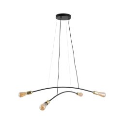 Candeeiro suspenso HELIX 4xE27/15W/230V