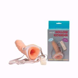Strap On Hollow Extender C/ Vibração
