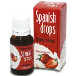 Afrodisíaco Gotas Spanish Fly Sonhos de Morango (15 ml)