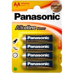 Pilhas Alcalinas Panasonic R6/AA (4 Un)
