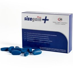 Comprimidos Aumento do Pénis SizeGain Plus+ (30 Un)