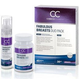 Aumento dos Seios Fabulous Breasts Duo Pack (45 Cáspulas + 30 ml)