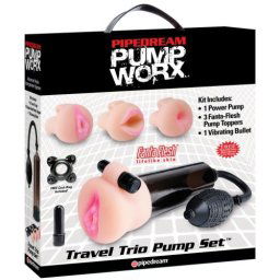 Bomba Masturbadora Travel Trio Pump Worx