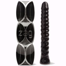 Vibrador Zig Zag Preto c/ Aquecimento
