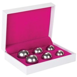 Conjunto de 3 Bolas Vaginais Ben Wa Balls Prateadas