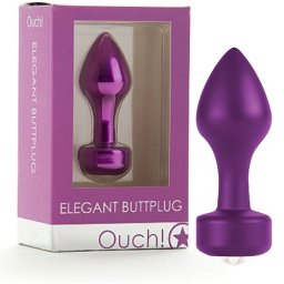 Plug Anal Elegant Buttplug Roxo