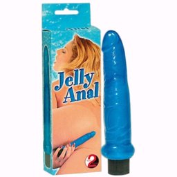 Vibrador Jelly Anal Azul