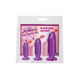 Kit de 3 Plugs Anais Anal Starter Kit Roxo