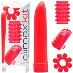 Kit Climax Vermelho Néon