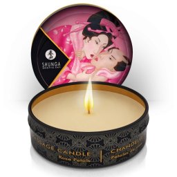 Vela de Massagem Afrodisíaca Shunga Pétalas de Rosa (30 ml)