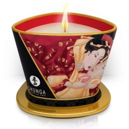 Vela de Massagem Shunga Romance Champanhe e Morango (170 ml)